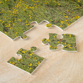Quarterpaarden Texas.Kerstgroeten Legpuzzel (Zijkant)