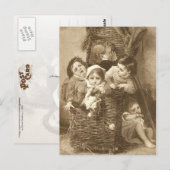 Quarters sluiten briefkaart (Voorkant / Achterkant)