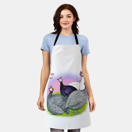 Quartet Guinee-Fowl Schort (Gedragen)