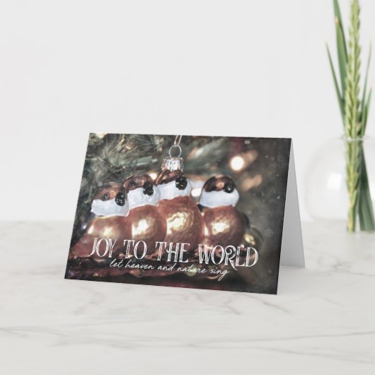 QUARTET Kerstkaart Bedankkaart (Voorkant)