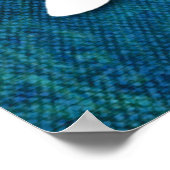 Quartet of Orange & White Kohaku Koi Poster (Hoek)