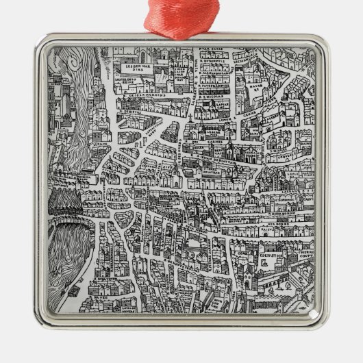 Quartier des Ecoles Metalen Ornament (Voorkant)