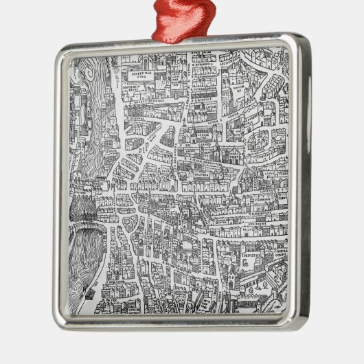 Quartier des Ecoles Metalen Ornament (Links)
