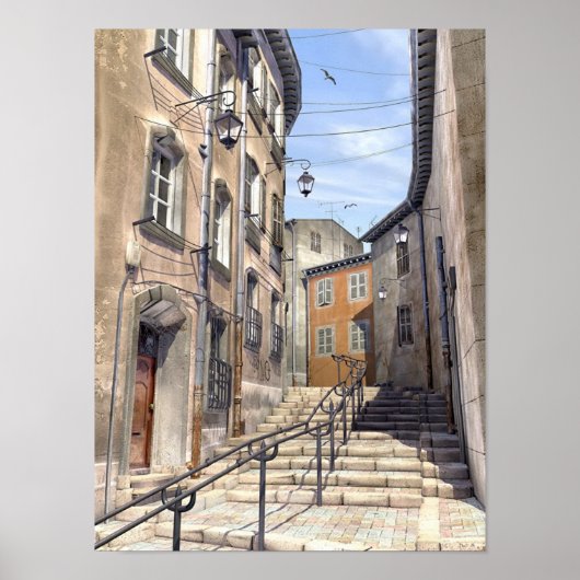 Quartier du Panierà Marseille Poster (Voorkant)