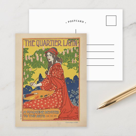 Quartier Latin 1890 | magazine Briefkaart