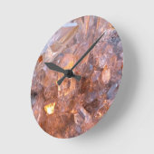 Quartz Crystal Clock Ronde Klok (Hoek)