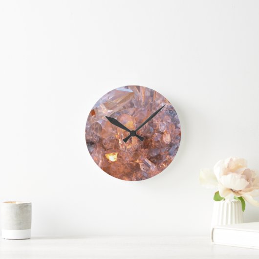 Quartz Crystal Clock Ronde Klok (Huis)