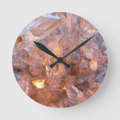 Quartz Crystal Clock Ronde Klok (Voorkant)