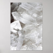 Quartz Crystal Gemstone Poster (Voorkant)