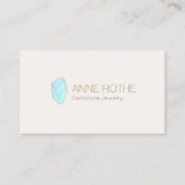 Quartz Crystal Healer en Jewelry Designer Logo Visitekaartje (Voorkant)