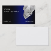 Quartz Crystal Rock Reiki Crystals Visitekaartje (Voorkant / Achterkant)