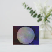 Quartz Crystall Ball Visitekaartje (Staand voorkant)