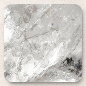 quartz kristal zen van het liefdesherstel bier onderzetter (Voorkant)