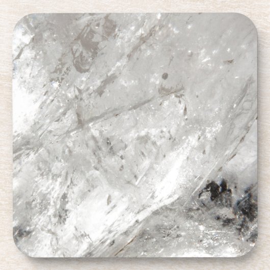 quartz kristal zen van het liefdesherstel bier onderzetter (Voorkant)