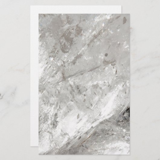 quartz kristal zen van het liefdesherstel briefpapier (Voorkant / Achterkant)