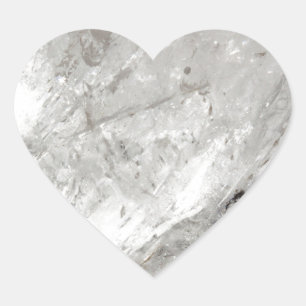 quartz kristal zen van het liefdesherstel hart sticker