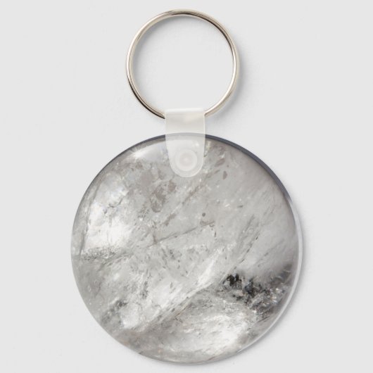 quartz kristal zen van het liefdesherstel sleutelhanger (Voorkant)