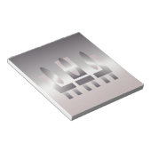 quartz shades-vergadering notitieblok (Schuin)