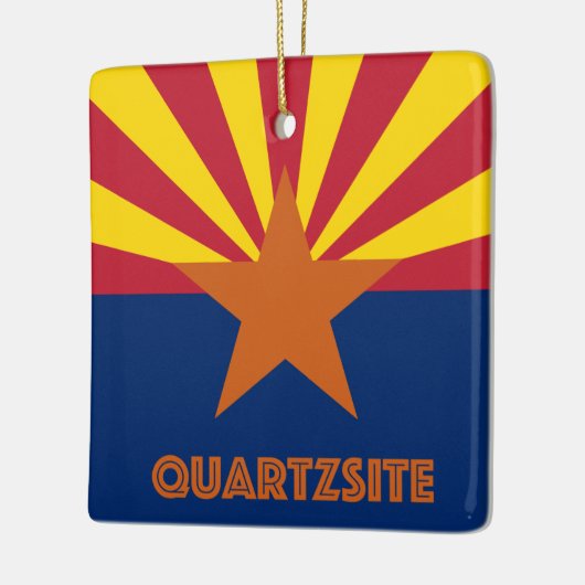 Quartzsite Arizona Keramisch Ornament (Links)