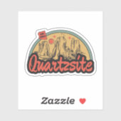 Quartzsite, Arizona Sticker (Vel)