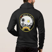 Quartzsite geritselde hoodie (Achterkant)