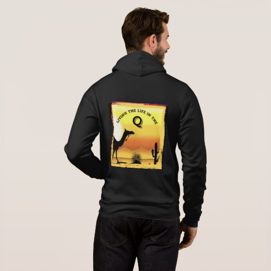 Quartzsite Zippered Hoodie (Achterkant volledig)
