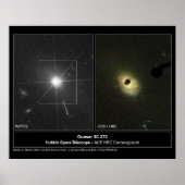 Quasar 3C 273 Hubble Telescope Poster (Voorkant)