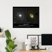 Quasar 3C 273 Hubble Telescope Poster (Thuiskantoor)