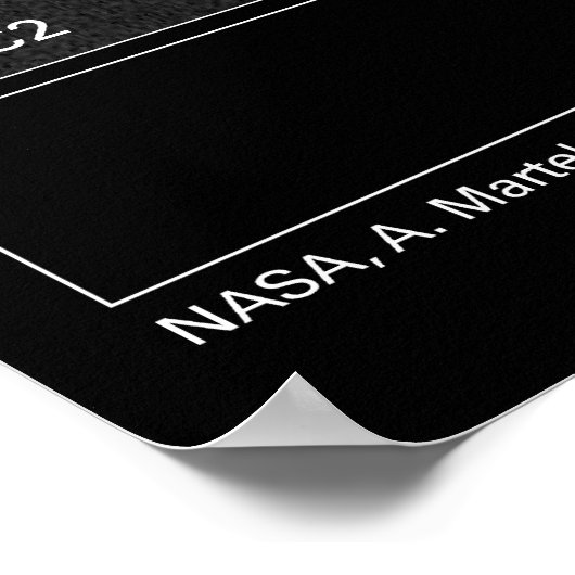 Quasar 3C 273 Hubble Telescope Poster (Hoek)