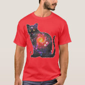 Quasar Ruimte In Kat T-shirt (Voorkant)