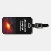 Quasars. Bagagelabel (Voorkant horizontaal)