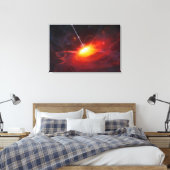 Quasars. Canvas Afdruk (Insitu (Slaapkamer))