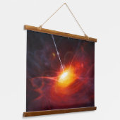 Quasars. Hangend Wandkleed (Gebogen)