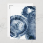 Quasars - Inky Blue Circles Briefkaart (Voorkant / Achterkant)