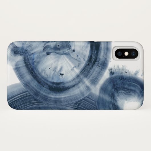 Quasars - Inky Blue Circles Case-Mate iPhone Case (Achterkant (horizontaal))