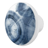 Quasars - Inky Blue Circles Keramische Knop (Rechts)