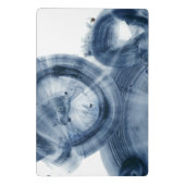 Quasars - Inky Blue Circles Mini Klembord (Achterkant)