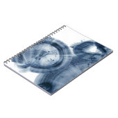 Quasars - Inky Blue Circles Notitieboek (Linkerzijde)