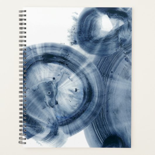 Quasars - Inky Blue Circles Planner (Voorkant)