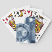 Quasars - Inky Blue Circles Pokerkaarten (Achterkant)