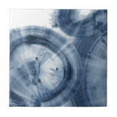 Quasars - Inky Blue Circles Tegeltje (Voorkant)