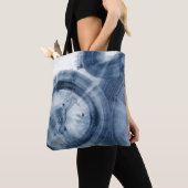 Quasars - Inky Blue Circles Tote Bag (Dichtbij)