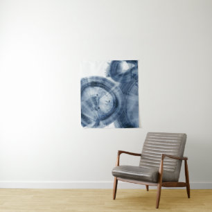 Quasars - Inky Blue Circles Wandkleed