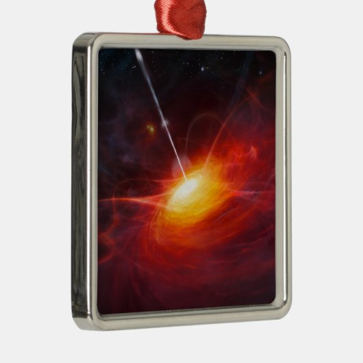 Quasars. Metalen Ornament (Rechts)