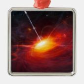 Quasars. Metalen Ornament (Voorkant)
