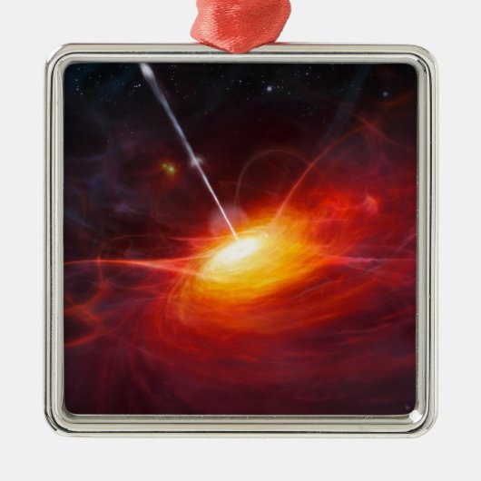 Quasars. Metalen Ornament (Voorkant)