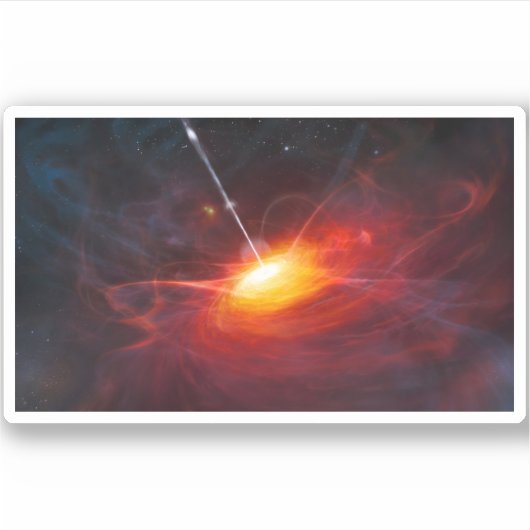 Quasars. Sticker (Voorkant)