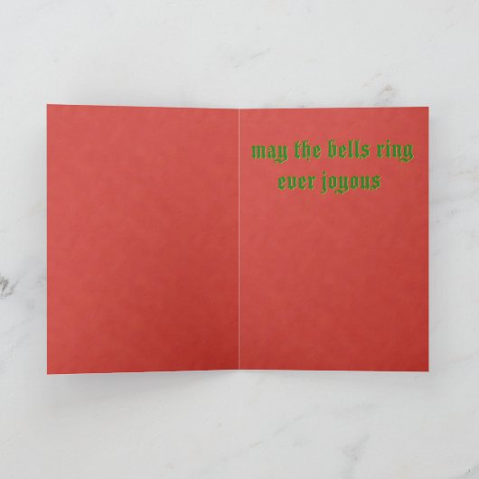 Quasimodo Kerst Kaart (Binnen)