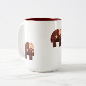 Quasimodo-Mok Tweekleurige Koffiemok (Voorkant links)