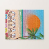 Quatar reisposter legpuzzel (Horizontaal)